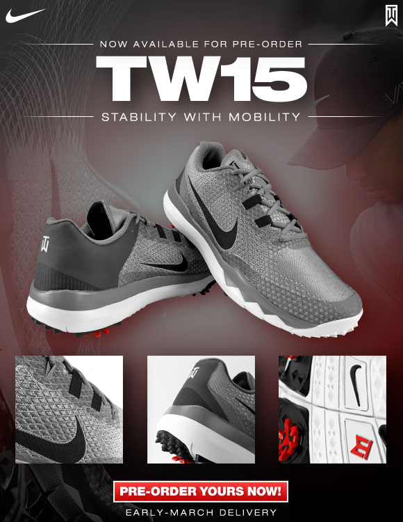 Nike TW15 Golf Shoes 