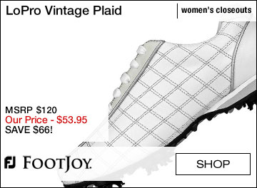 FJ LoPro Vintage Plaid Women's Golf Shoes - CLOSEOUTS