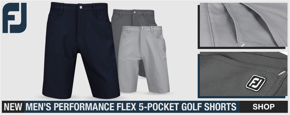 five pocket golf shorts