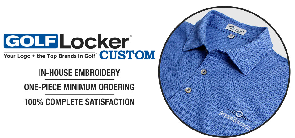 Logo Polo Shirts and Premium Embroidered Golf Apparel at Golf Locker