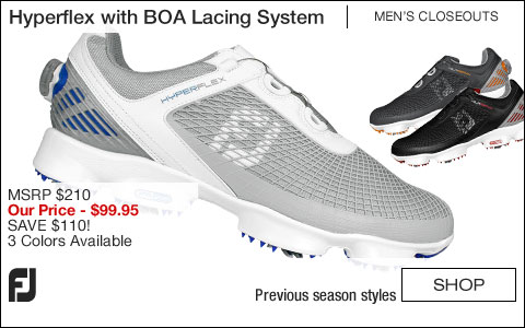 FJ Hyperflex Golf Shoes with BOA Lacing System - CLOSEOUTS