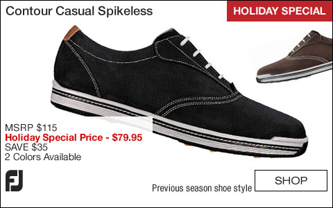 FJ Contour Casual Spikeless Golf Shoes - HOLIDAY SPECIAL