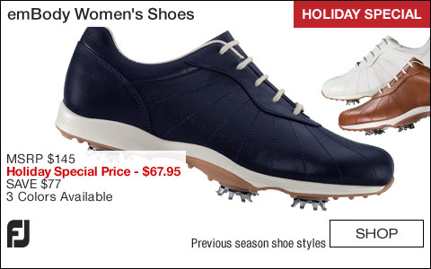 FJ emBody Women's Golf Shoes - CLOSEOUTS - HOLIDAY SPECIAL