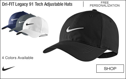 Nike Dri-FIT Legacy 91 Tech Adjustable Golf Hats - Free Personalization