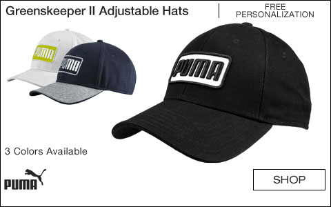 PUMA Greenskeeper II Adjustable Golf Hats - Free Personalization