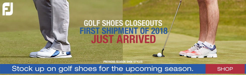 First Shipment of FJ Golf Shoes Closeouts of 2018