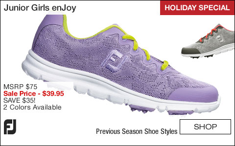 FJ Girl's enJoy Junior Golf Shoes - CLOSEOUTS - HOLIDAY SPECIAL