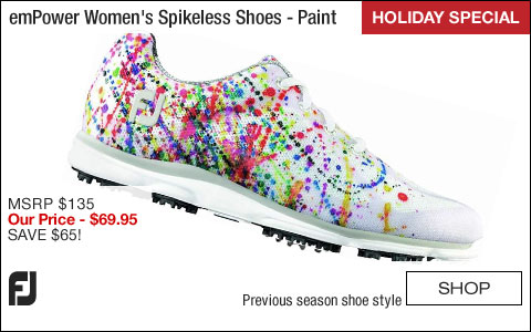 FJ emPower Women's Spikeless Golf Shoes - Paint - CLOSEOUTS - HOLIDAY SPECIAL