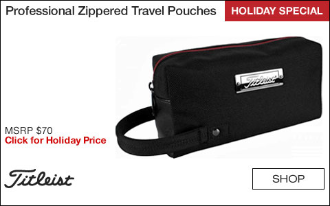 Titleist Professional Zippered Travel Pouches - HOLIDAY SPECIAL