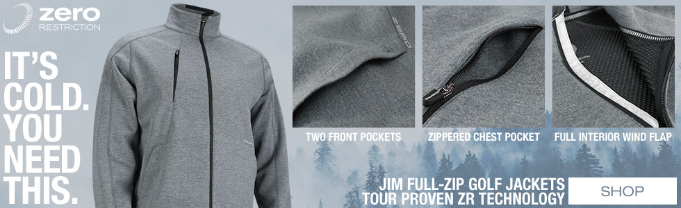 Zero Restriction Jim Full-Zip Golf Jackets