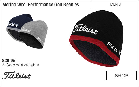 Titleist Merino Wool Performance Golf Beanies