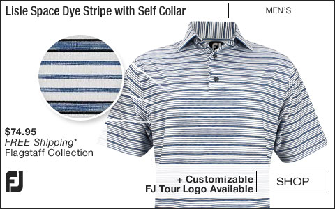 FJ Lisle Space Dye Stripe Golf Shirts - Flagstaff Collection - FJ Tour Logo Available