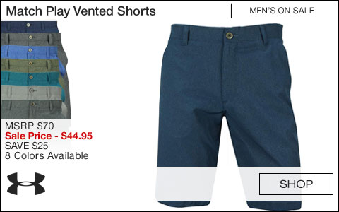 Under Armour Match Play Vented Golf Shorts - ON SALE