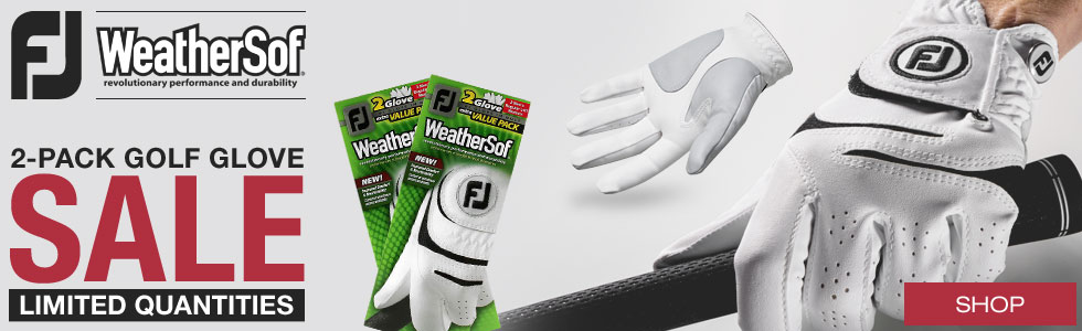 FJ WeatherSof 2-Pack Golf Gloves - ON SALE