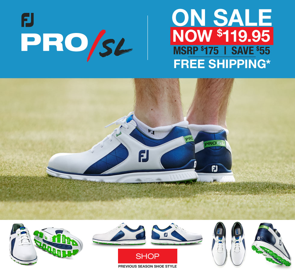 FJ Pro SL Spikeless Golf Shoes - ON SALE