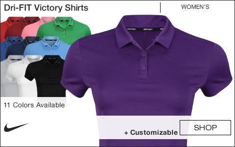 Nike Women's Dri-FIT Victory Golf Shirts