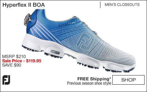 FJ Hyperflex II Golf Shoes with BOA Lacing System