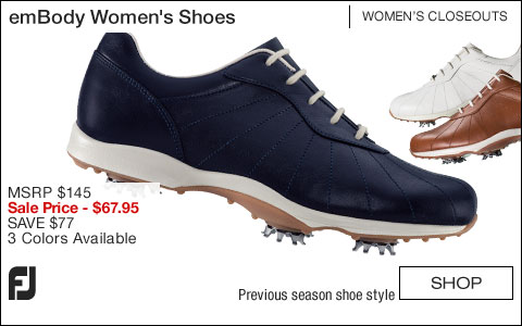 FJ emBody Women's Golf Shoes - CLOSEOUTS