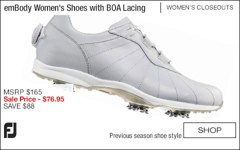 FJ emBody Women's Golf Shoes with BOA Lacing System - CLOSEOUTS