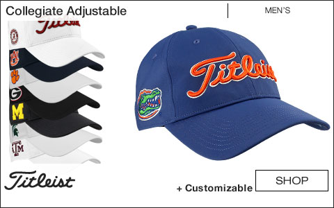 Titleist Collegiate Adjustable Golf Hats