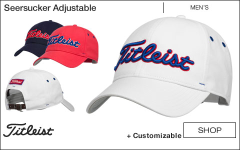 Titleist Seersucker Adjustable Golf Hats