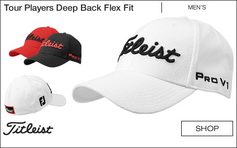 Titleist Tour Players Deep Back Flex Fit Golf Hats