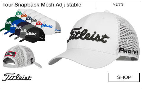 Titleist Tour Snapback Mesh Adjustable Golf Hats