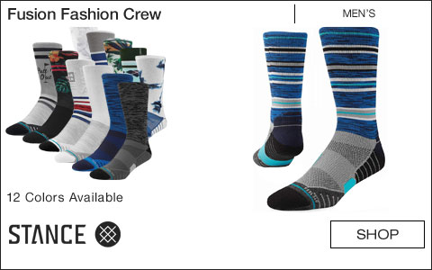 Stance Fusion Fashion Crew Golf Socks