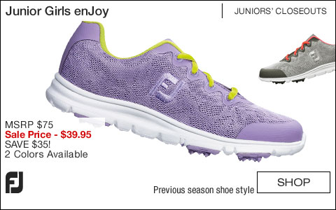 FJ Girl's enJoy Junior Golf Shoes - CLOSEOUTS