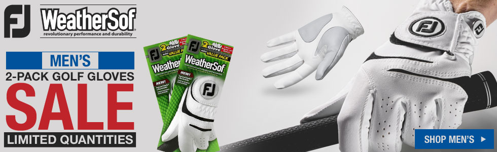 FJ WeatherSof 2-Pack Golf Gloves - ON SALE