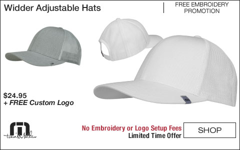 Travis Mathew Widder Adjustable Golf Hats - FREE CUSTOM LOGO PROMO