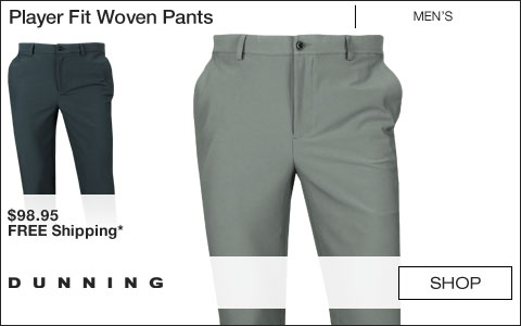 Dunning Player Fit Woven Golf Pants