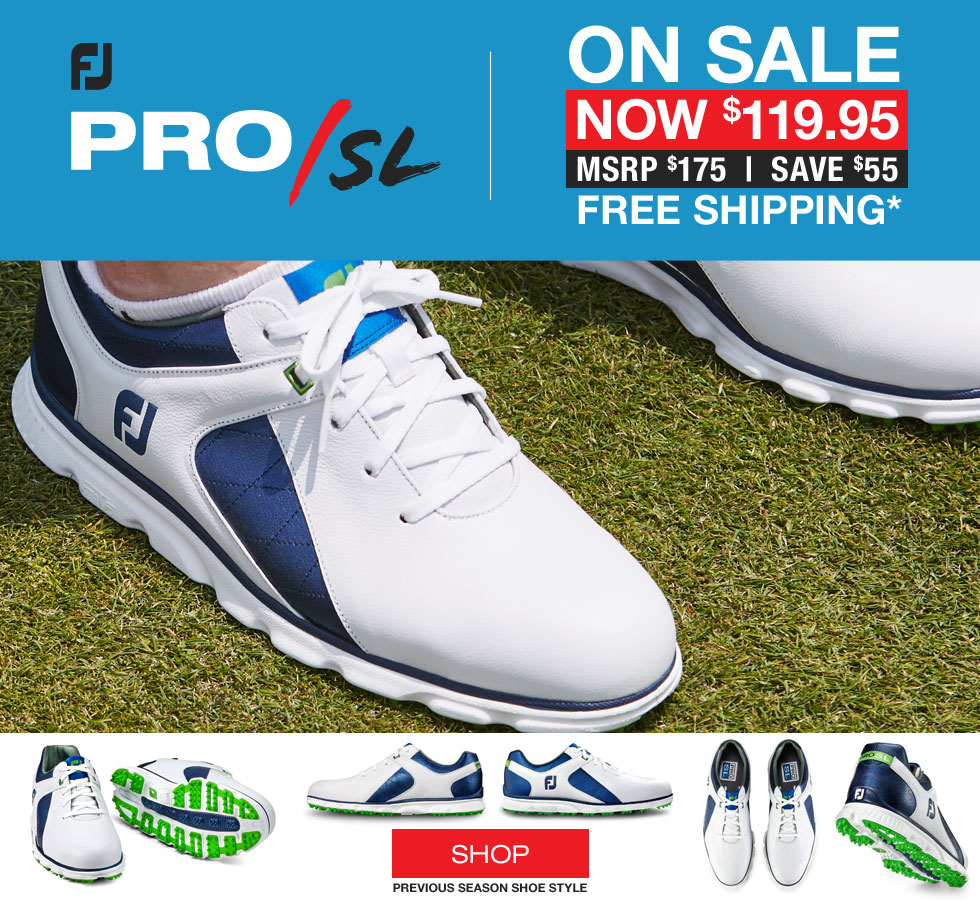 FJ Pro SL Spikeless Golf Shoes - Previous Season Style - 53584