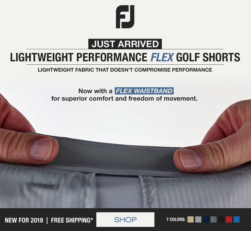 FJ Lightweight Performance Flex Golf Shorts