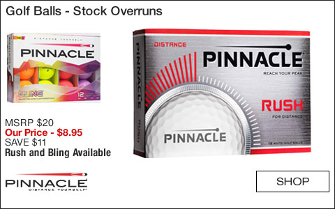 Pinnacle Golf Balls - Stock Overruns