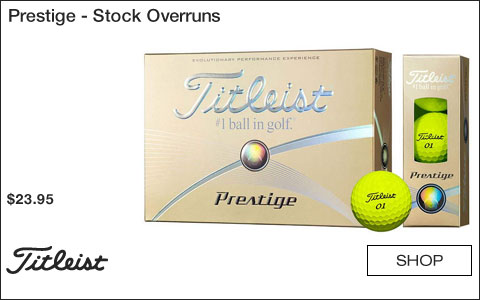 Titleist Prestige Golf Balls - Stock Overruns