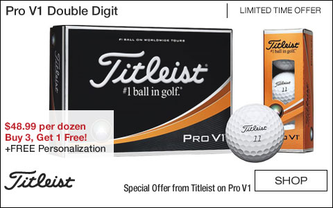 Titleist Pro V1 Double Digit Personalized Golf Balls - Buy 3, Get 1 Free!