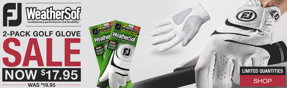 FJ WeatherSof 2-Pack Golf Gloves - ON SALE