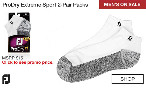 FJ ProDry Extreme Sport Golf Socks 2-Pair Packs - ON SALE