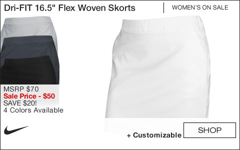 Nike Women's Dri-FIT 16.5in Flex Woven Golf Skorts - ON SALE