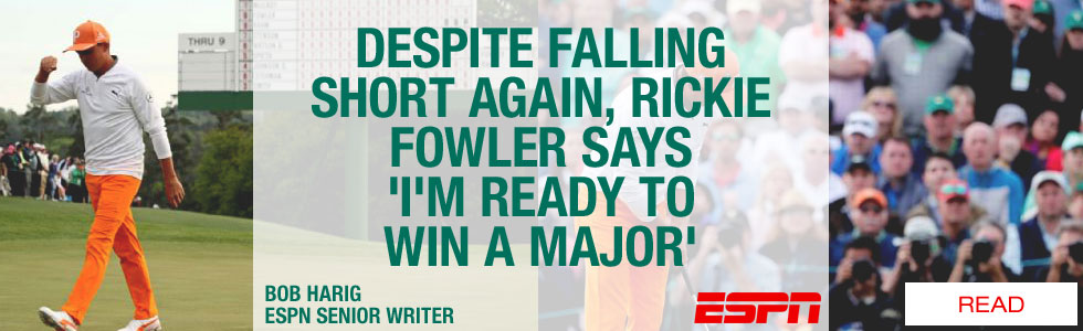 ESPN - Despite falling short again, Rickie Fowler says 'I'm ready to win a major'