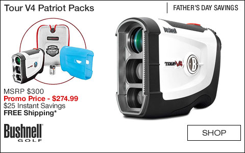 Bushnell Tour V4 Golf Rangefinder Patriot Packs