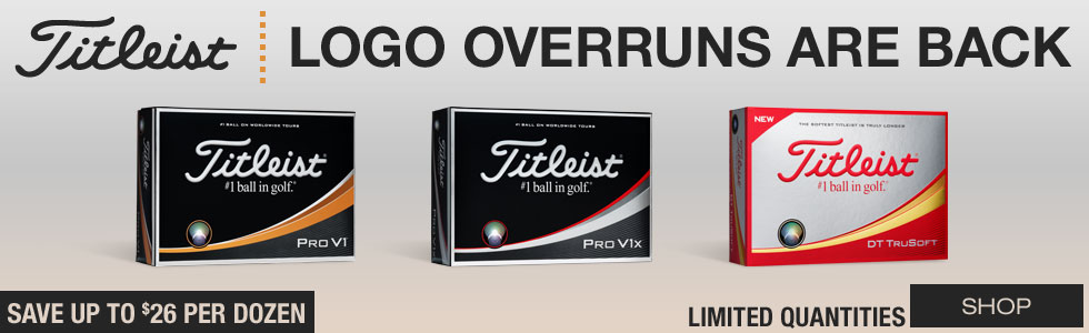 Titleist Pro V1 Logo Overruns Are Back