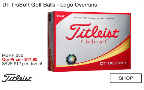 Titleist DT TruSoft Golf Balls - Logo Overruns