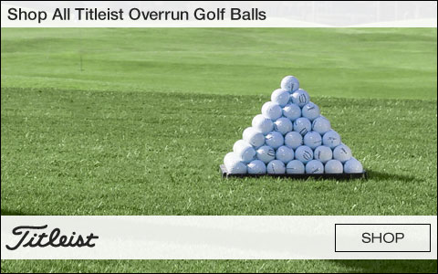 Click to See All Titleist Logo Overrun Golf Balls