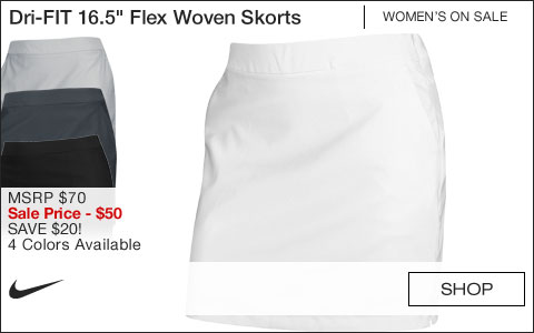 Nike Women's Dri-FIT 16.5in. Flex Woven Golf Skorts - ON SALE