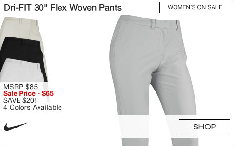 Nike Women's Dri-FIT 30in. Flex Woven Golf Pants - ON SALE