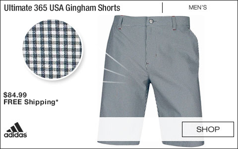 Adidas Ultimate 365 USA Gingham Golf Shorts