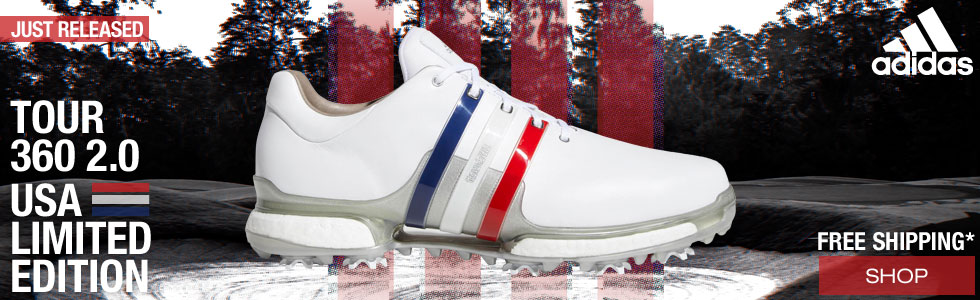 Adidas Tour 360 2.0 Golf Shoes - USA Limited Edition