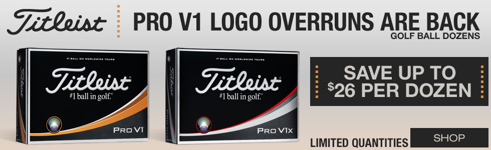 Titleist Pro V1 Logo Overruns Are Back